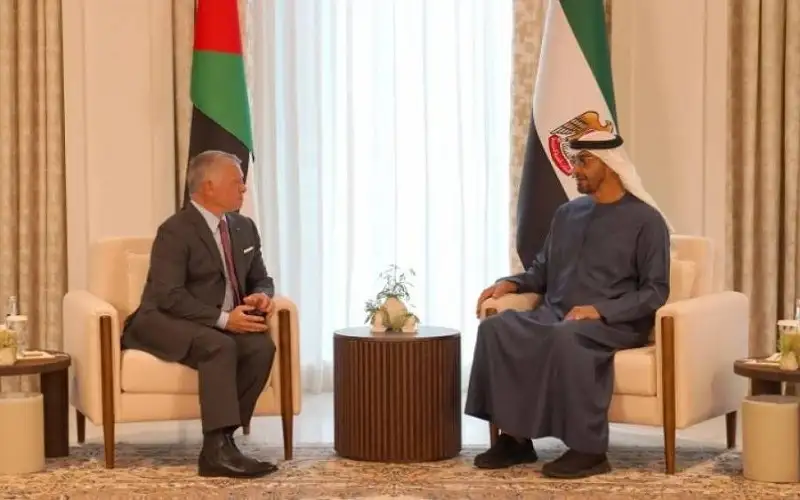 الملك يستقبل الرئيس الإماراتي الشيخ محمد