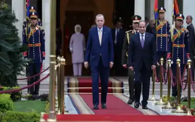 الرئيسان المصري والتركي يوقعان اتفاقيات ومذكرات