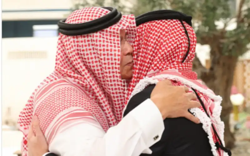 ولي العهد ناعيا والد الأميرة رجوة: