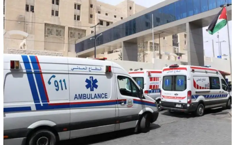 7 إصابات إثر حادث تصادم مركبتين