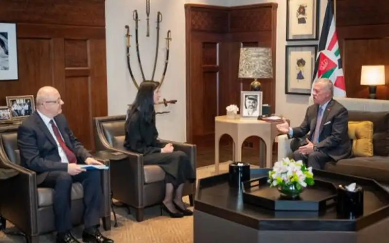 الملك يستقبل وزيرة خارجية بلغاريا في