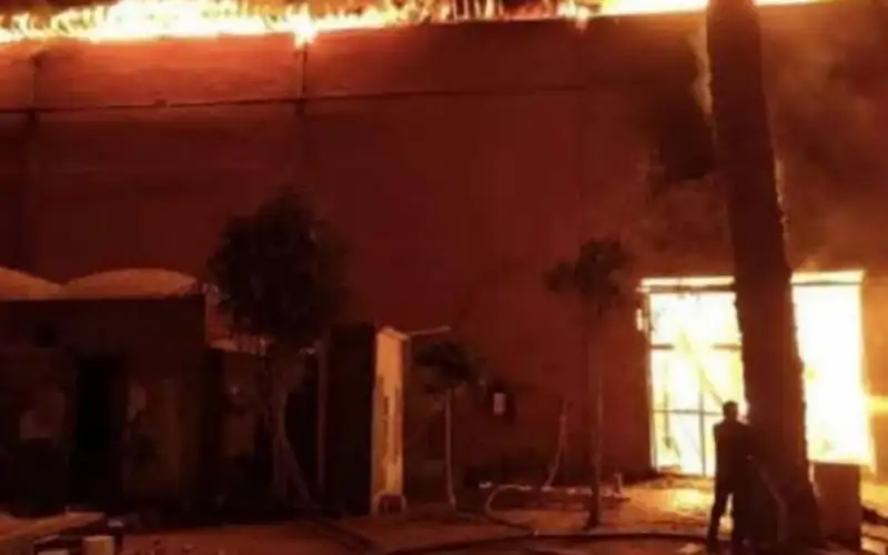 حريق يلتهم موقع تصوير مسلسل الكبير