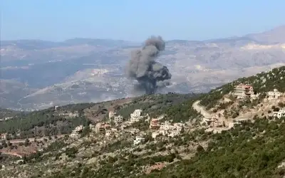 غارة إسرائيلية تستهدف بعلبك اللبنانية (فيديو)