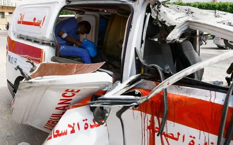 الهلال الأحمر يعلق مؤقتا تنسيق المهمات