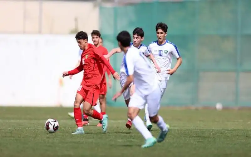 منتخب الناشئين يخسر امام نظيره الاوزبكي