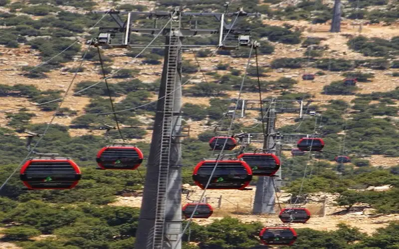 إعلان مواعيد دوام تلفريك عجلون في