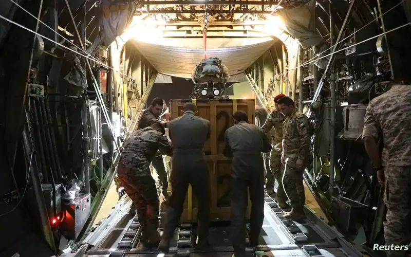 طائرات أردنية تتوجه لتنفيذ إنزال جوي