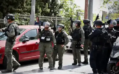 شرطة الاحتلال تنشر دوريات مكثفة بمحيط