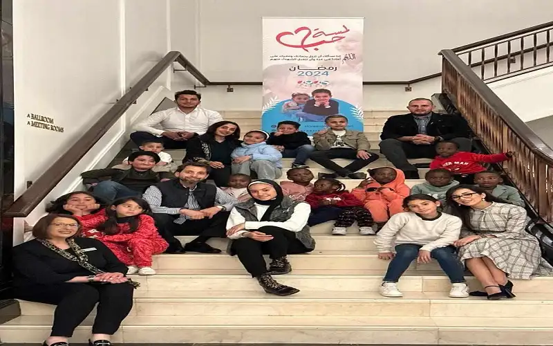 حرير تقيم افطار للأطفال من مرضى