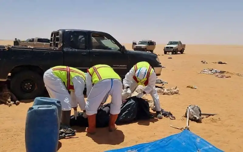 بينهم أطفال ونساء.. نازحون سودانيون تفحموا