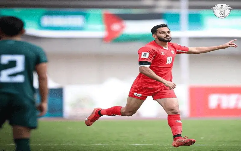 النشامى يتفوق على باكستان بثلاثية بتصفيات