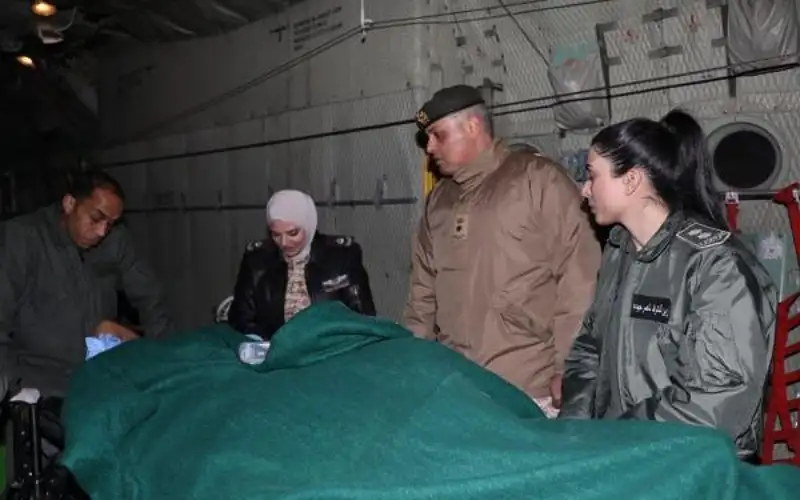 طائرة لإخلاء مواطن أردني اصيب بحادث