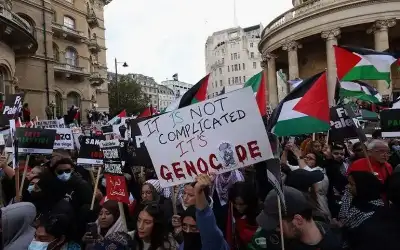 حملة ببريطانيا لوقف دعم الحرب بغزة