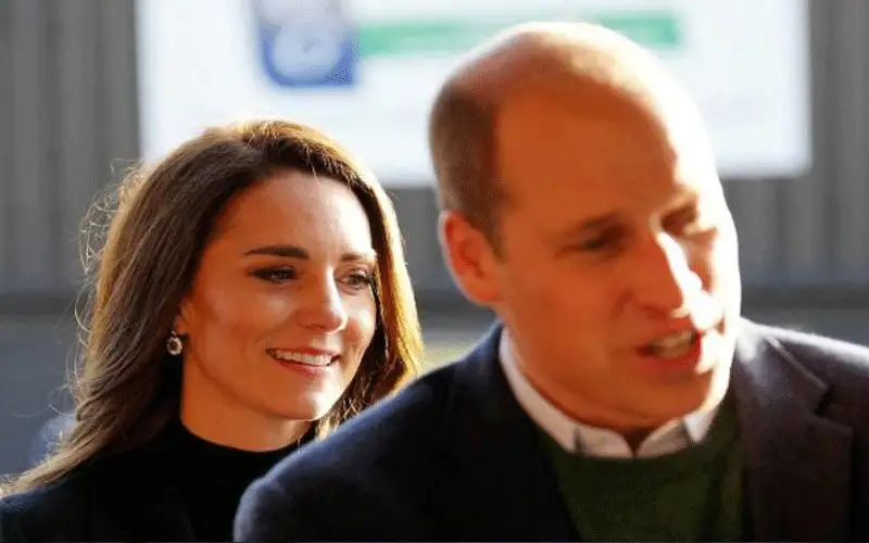 الأمير وليام وكيت يعربان عن تأثرهما