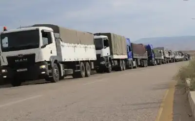 القوات المسلحة ترسل 25 شاحنة مساعدات