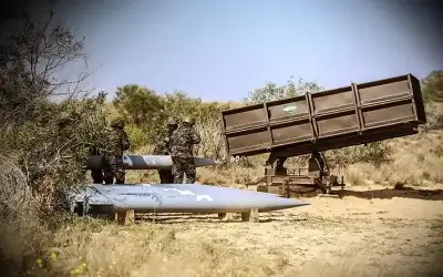القسام تقصف أسدود برشقة صاروخية