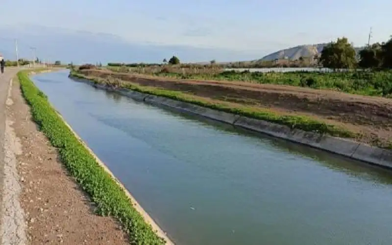 ضبط ري أراض خارج المشروع الزراعي