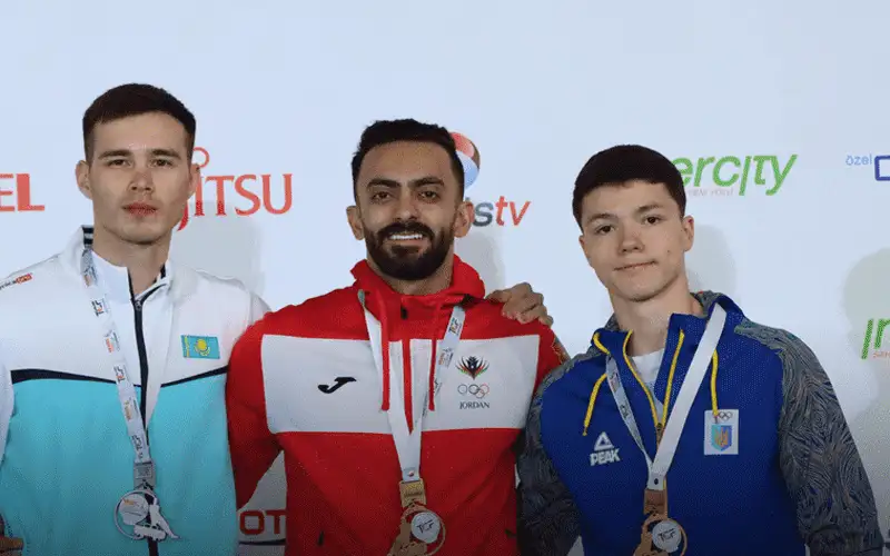 ميدالية ذهبية جديدة للأردني أبو السعود