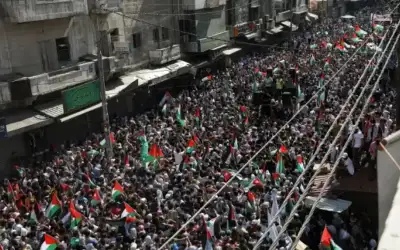 مسيرات تضامنية مع غزة في مختلف