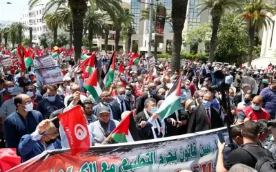 التونسيون يحيون يوم القدس العالمي بمسيرة