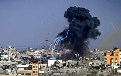 العدوان الإسرائيلي على غزة يدخل يومه