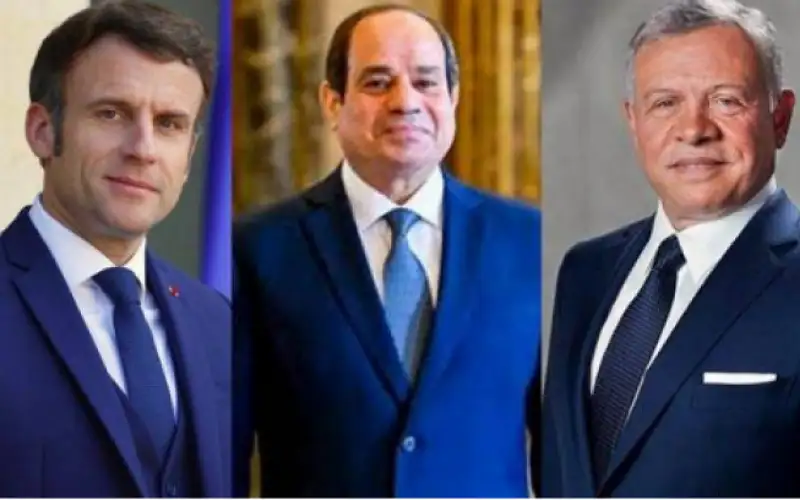 الملك والسيسي وماكرون في مقالة مشتركة: