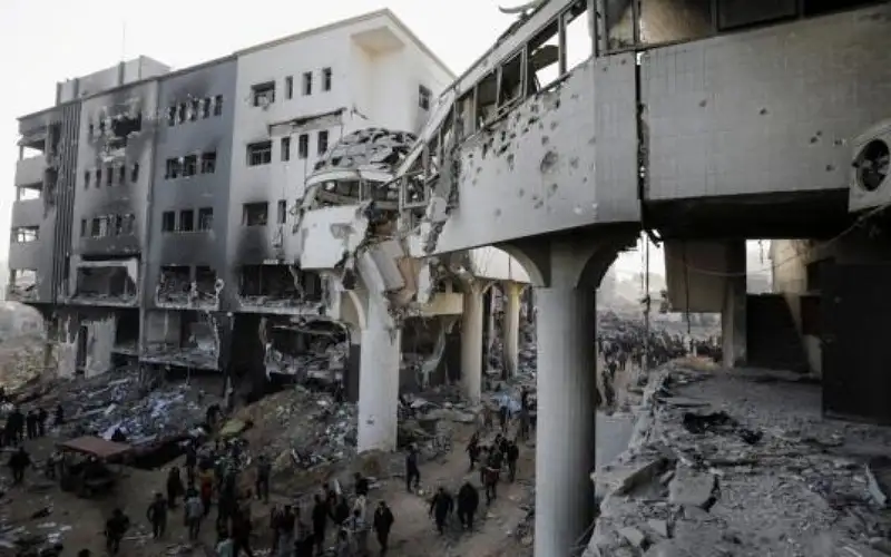 الأورومتوسطي: آثار المذبحة بمجمع الشفاء الطبي