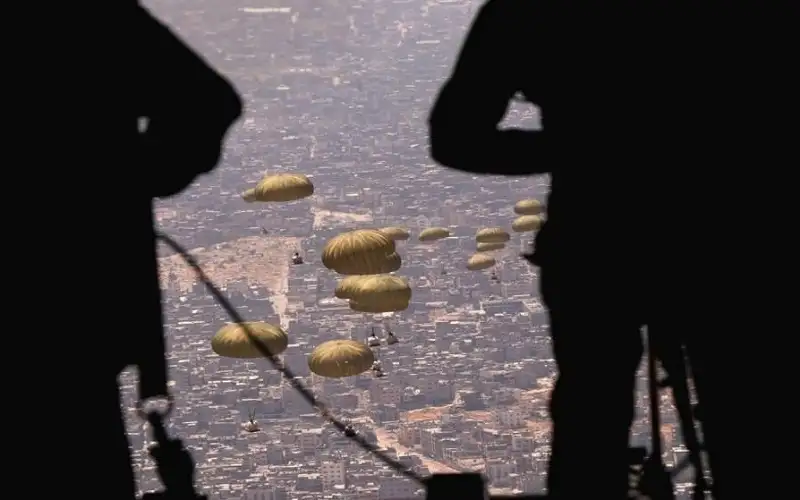 الأردن ينفذ 6 إنزالات جوية على