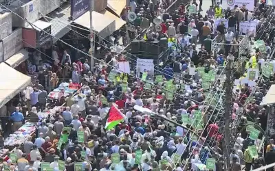 مسيرات حاشدة في عمان والمحافظات تضامنا
