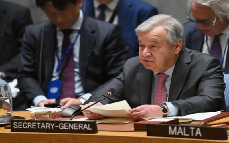 غوتيريش: الشرق الأوسط على شفير الانزلاق