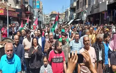 مسيرات في عمان والمحافظات تنديدا بالعدوان