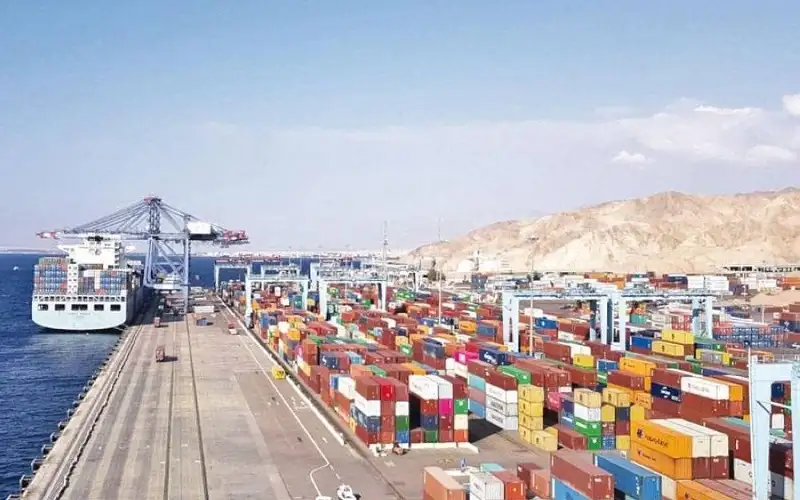 ارتفاع الواردات عبر العقبة 10%