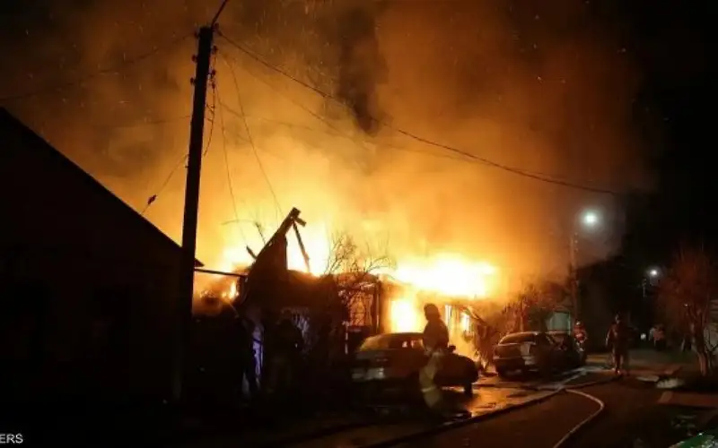 حرائق في منشآت طاقة روسية بعد