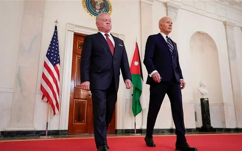 رويترز: الملك يلتقي بايدن في البيت