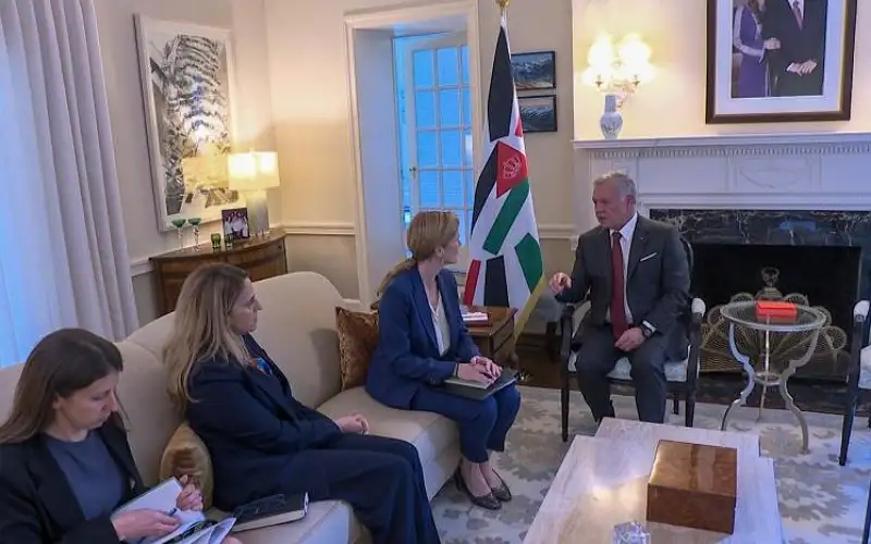 الملك لمديرة الوكالة الأمريكية للتنمية :