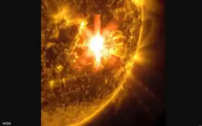 ناسا تنشر صورة مذهلة لانفجار قرص