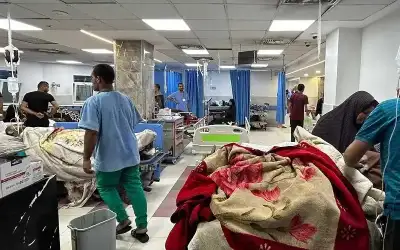 انقطاع الكهرباء عن المستشفى الأوروبي بغزة