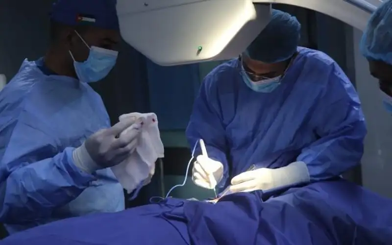 المستشفى الميداني الأردني غزة 78 يجري