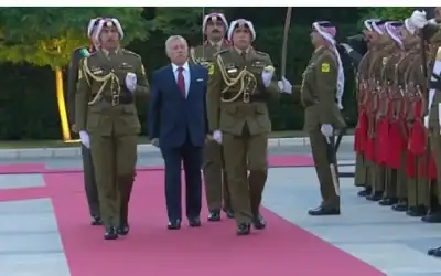 الملك يصل قصر الحسينية لرعاية احتفال