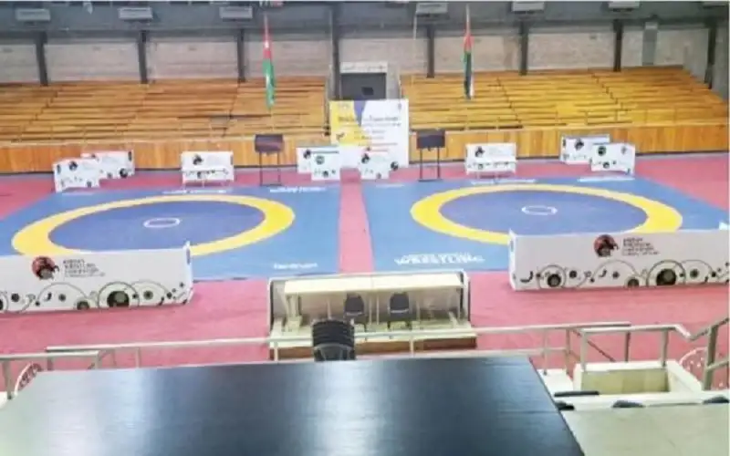 40 ميدالية لمنتخبات المصارعة في البطولة