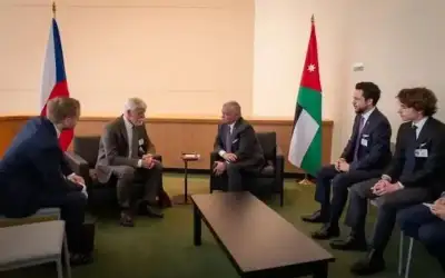 الرئيس التشيكي يصل الأردن .. ويلتقي