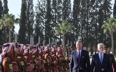 الرئيس التشيكي يغادر عمان