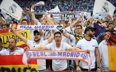 جماهير ريال مدريد تستعد لنهائي دوري