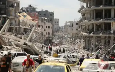 95 شهيدا و350 جريحا في غزة