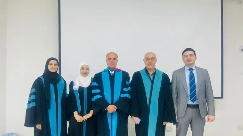 الماجستير في الصيدلة للطالبة هبه زياد