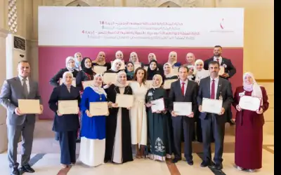 الملكة تكرم الفائزين بجوائز التميز التربوي