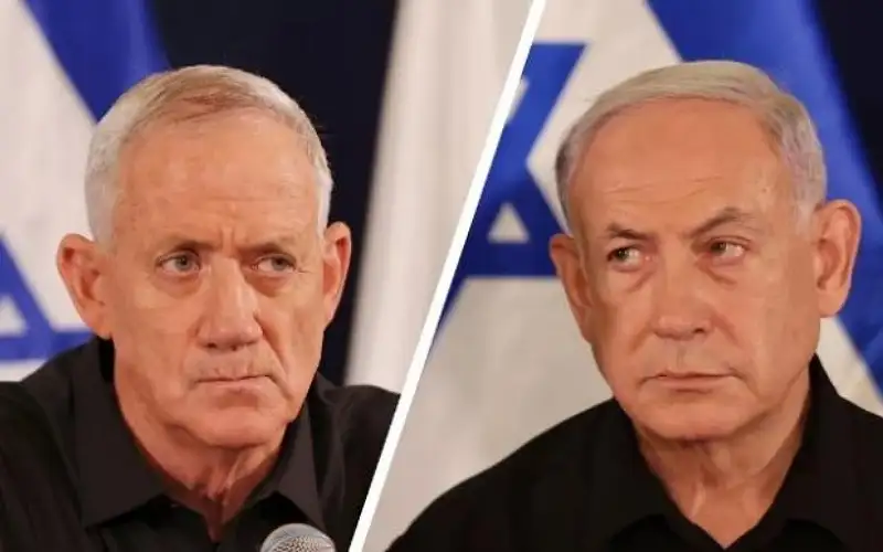 نتنياهو يصف استقالة غانتس المحتملة بأنها