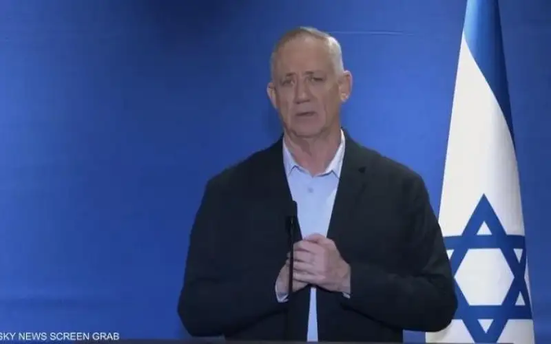 بيني غانتس يعلن استقالته من الحكومة