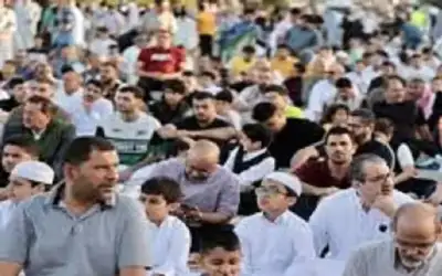 الأردنيون يؤدون صلاة عيد الأضحى في