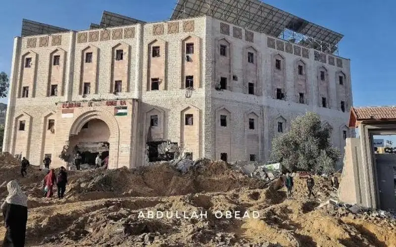 خروج المستشفى الإندونيسي بغزة عن الخدمة